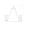 Z-Lite Titus 6 Light Chandelier, 26in. W x 24.5in. H, Matte Black 826-6MB - alternate 4